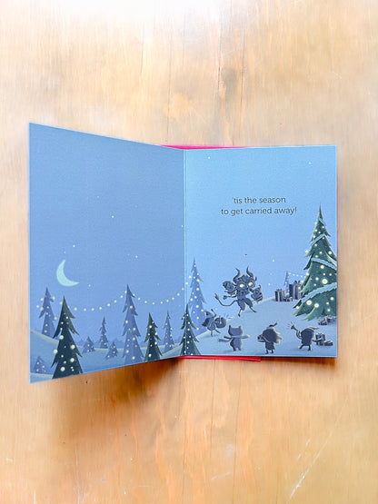 Krampus Greeting Card