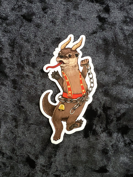 Krampus Otter Sticker