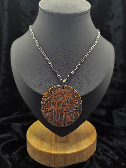 Labyrinth Goblin King and Goblin City Copper Charm