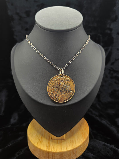 Labyrinth Should You Need Us Necklace