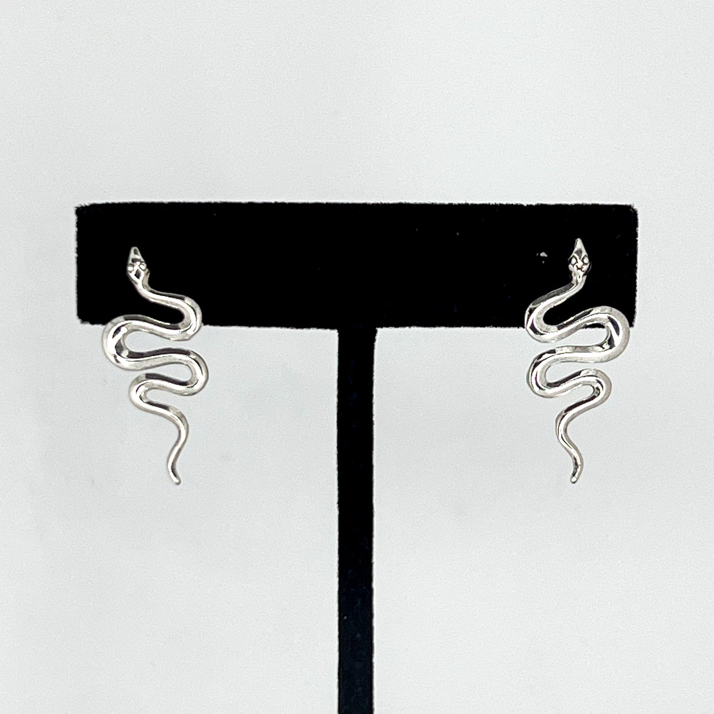 Large Snake Post Earrings