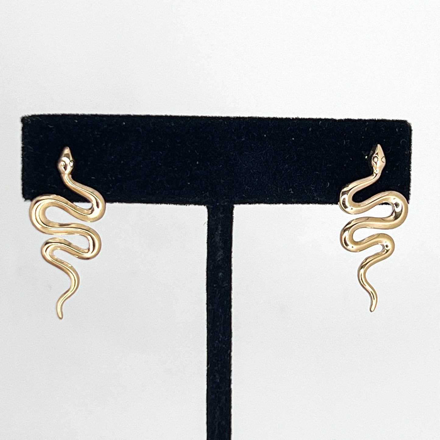 Large Snake Post Earrings