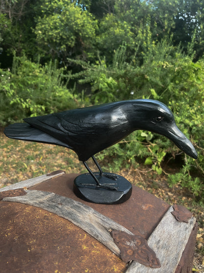 Large Wood Raven