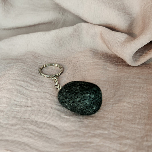 Lava Stone Keychain