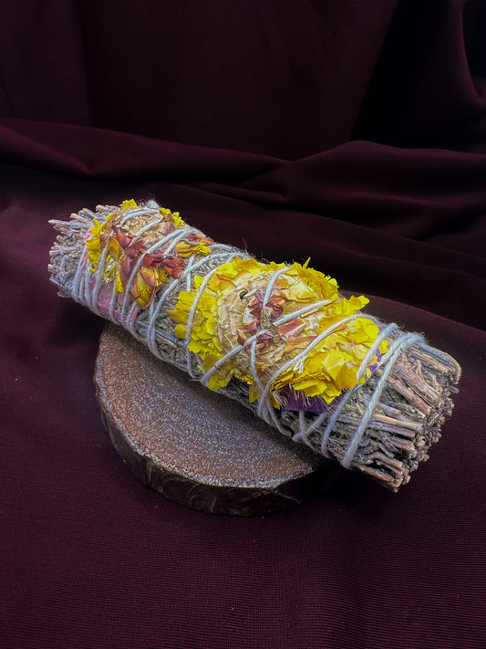 Lavender Floral Smudge Stick