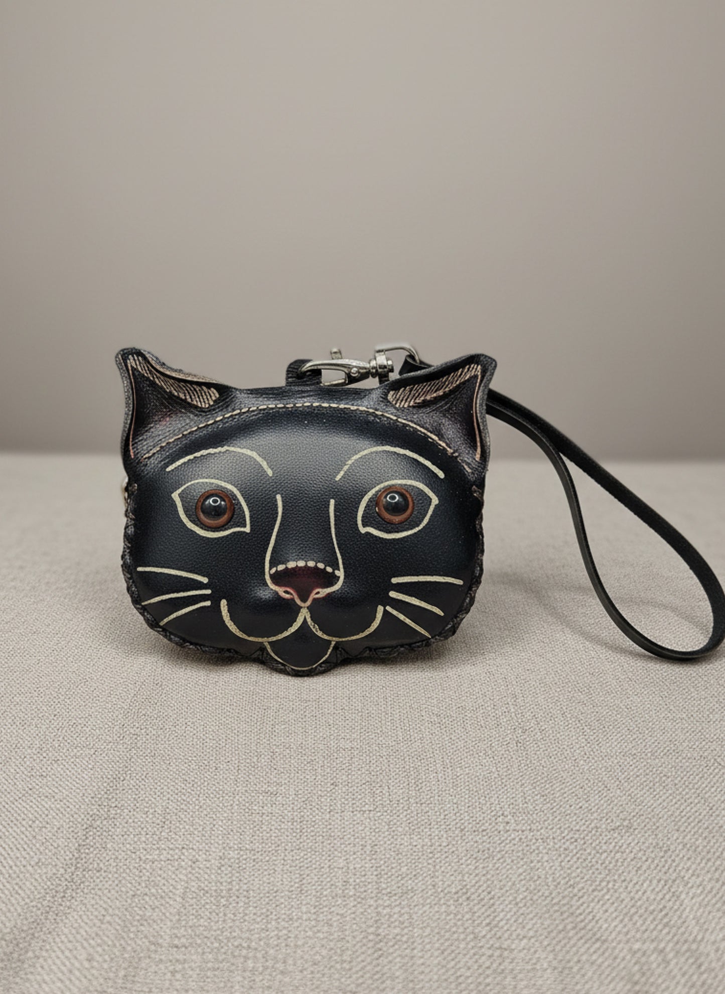 Black Cat Coin Purse Wristlet