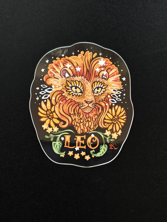 Leo Zodiac Sticker