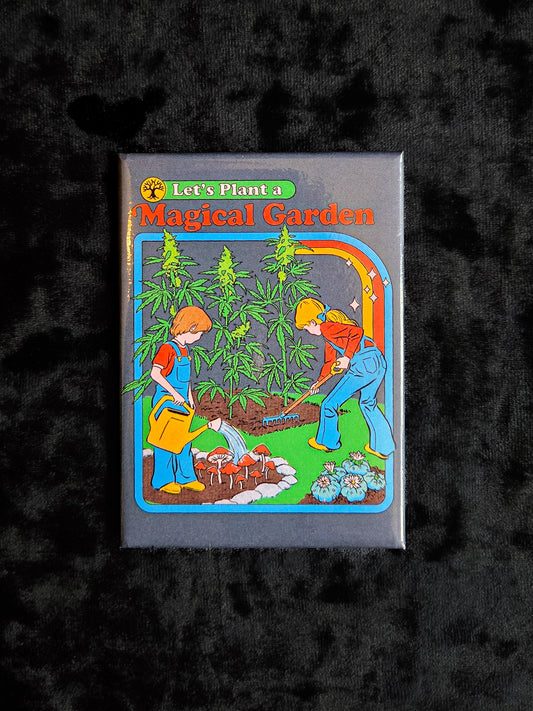 Let's Plant A Magical Garden Magnet