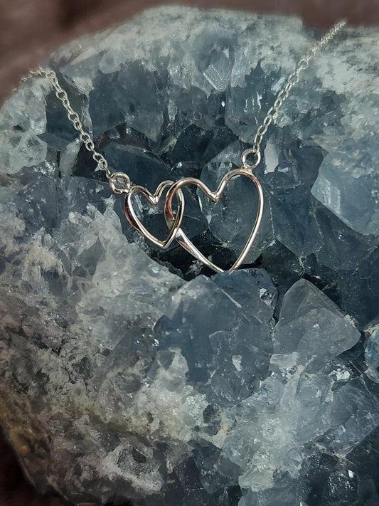 Linked Heart Necklace