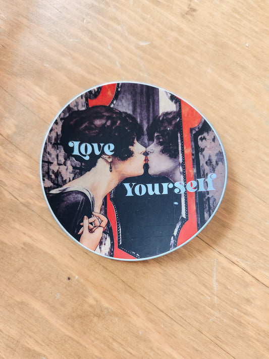 Love Yourself Vinyl Sticker