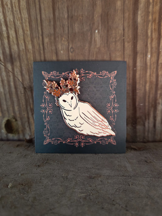 Mabon Owl Enamel Pin