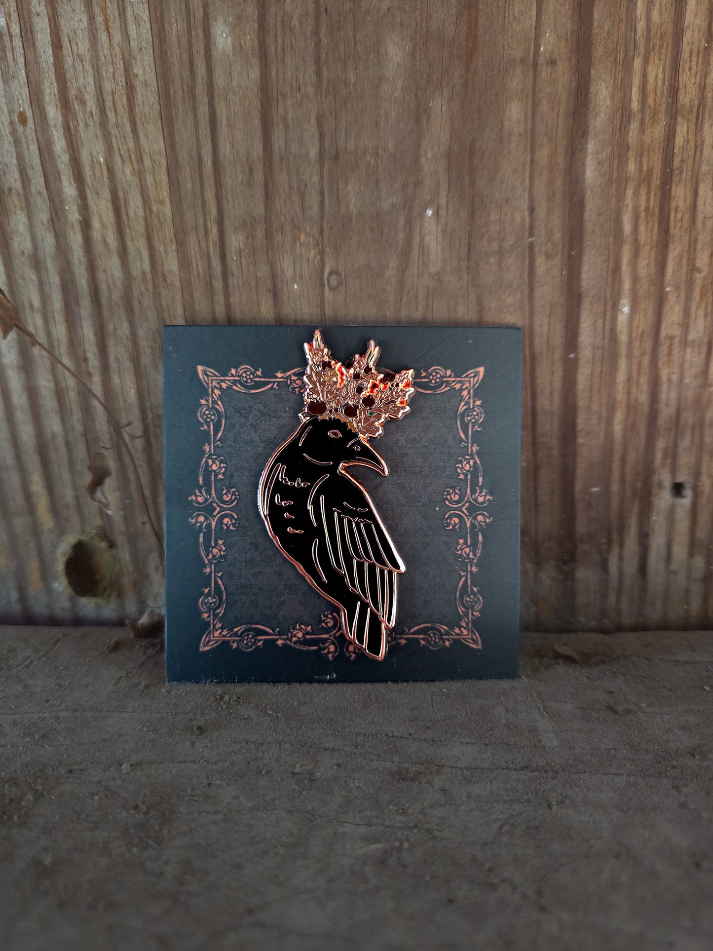 Mabon Raven Enamel Pin