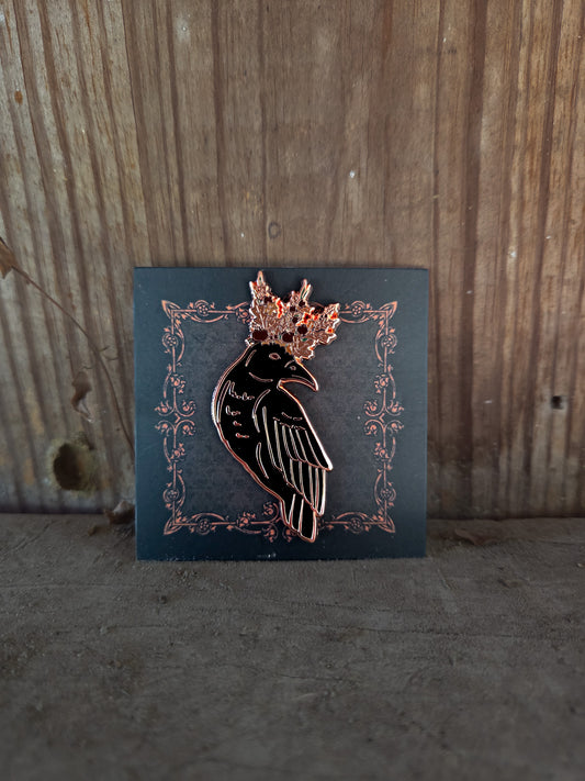 Mabon Raven Enamel Pin