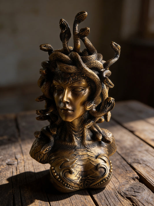 Medusa Bust Statue