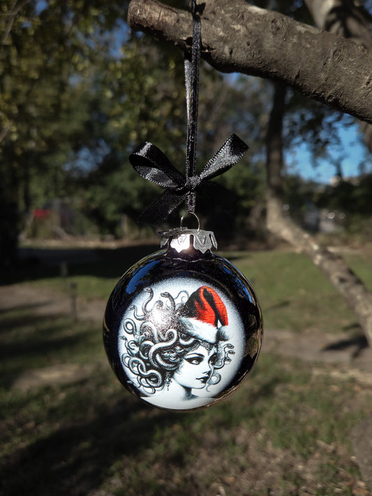 Medusa Glass Ornament