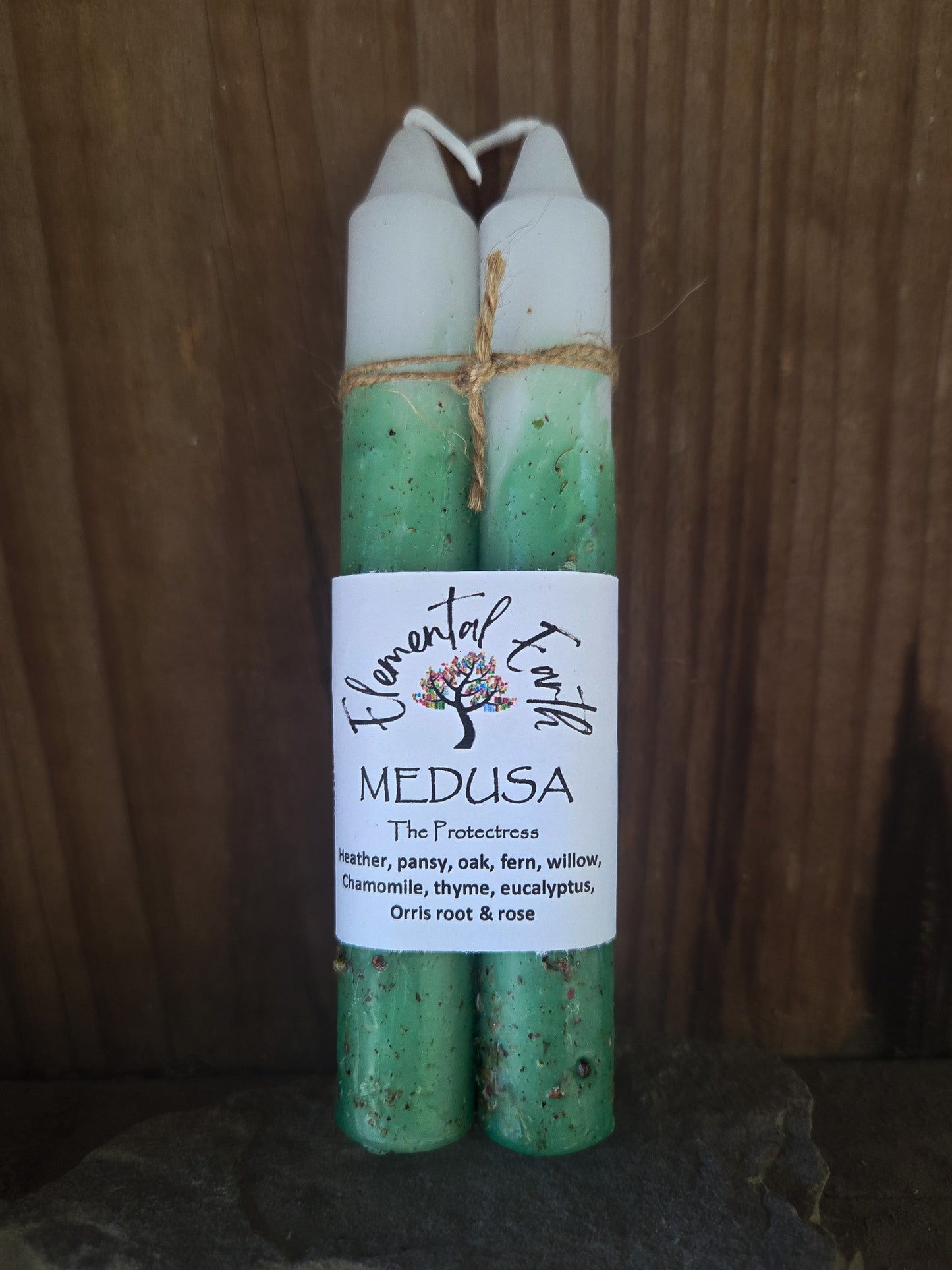 Medusa Herbal Intention Taper Candles