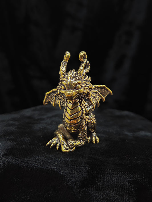 Mini Brass Baby Dragon