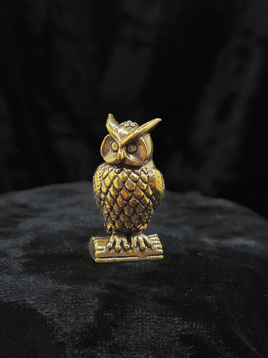 Mini Brass Owl