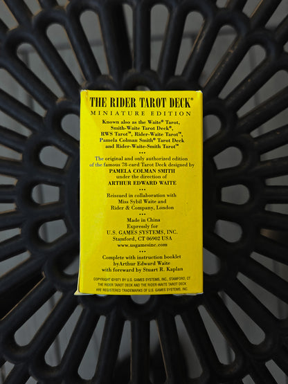 Mini Rider Waite Smith Tarot Deck