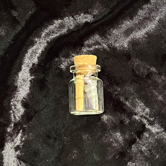 Mini Spell Jar with Scroll