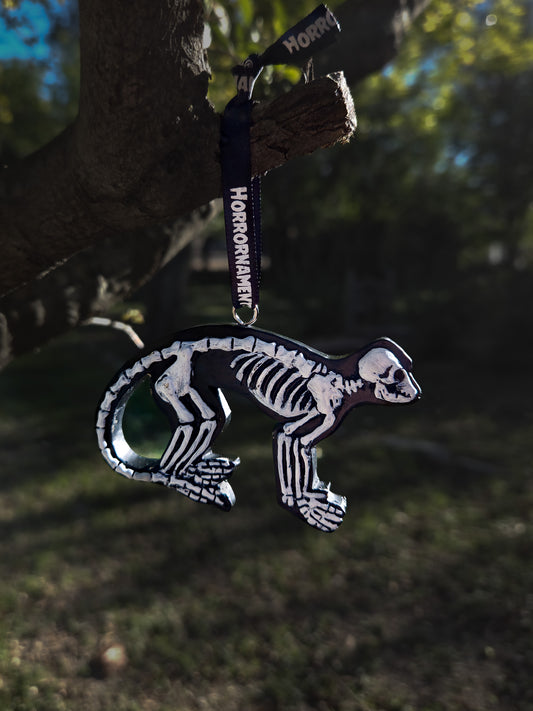 Monkey Bones Flat Ornament