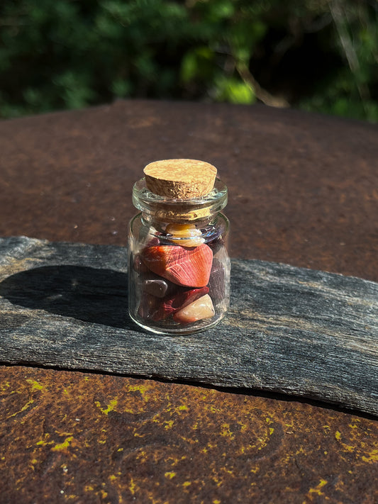 Mookaite Jasper Crystal Chip Jar