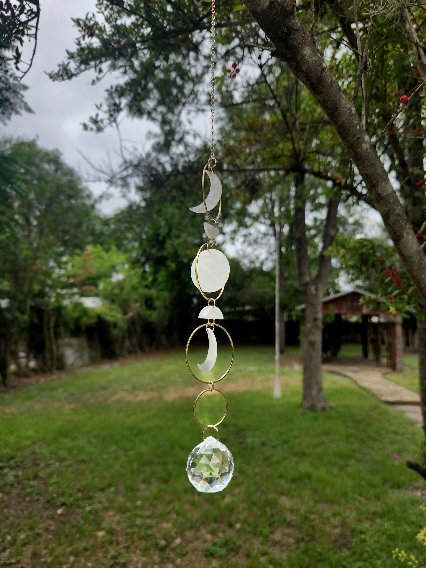 Moon Crystal Suncatcher