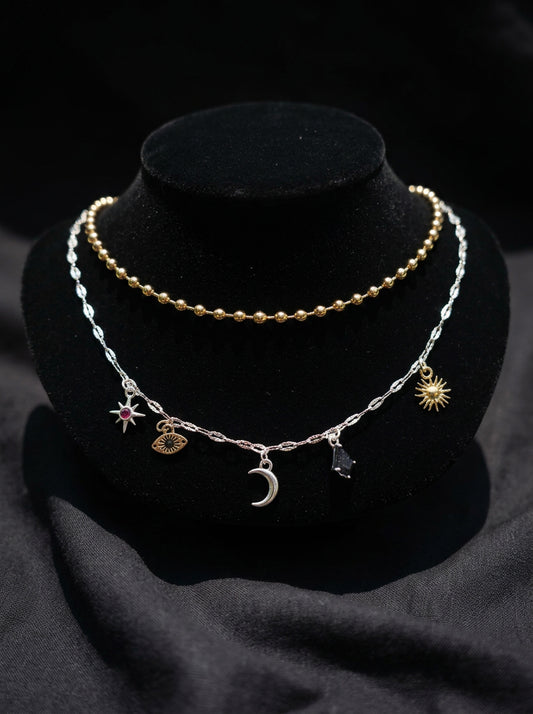 Moon Magic Charm Necklace