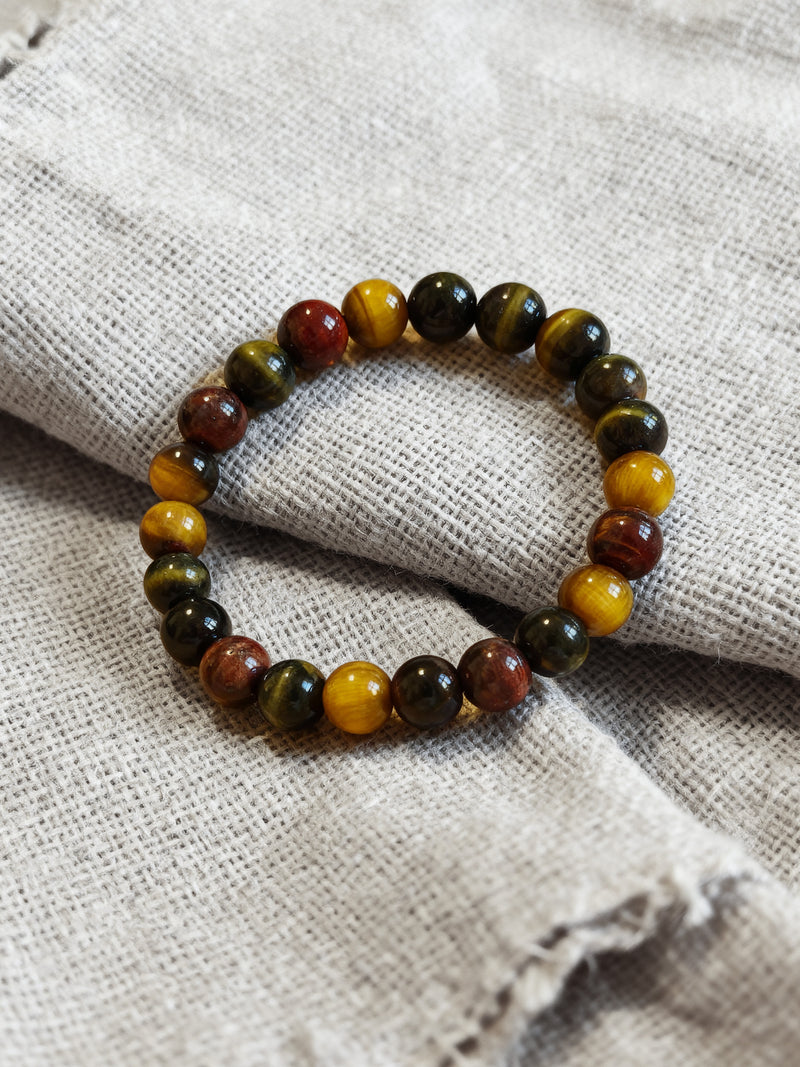 Multi Tiger Eye Bracelet (8mm)