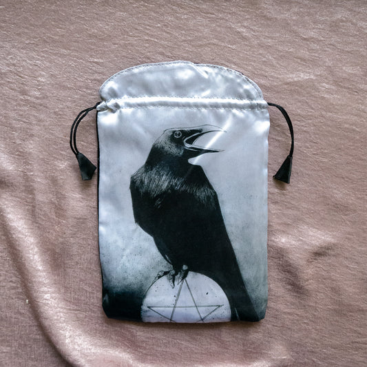 Murder of Crows Satin Tarot/Oracle Bag