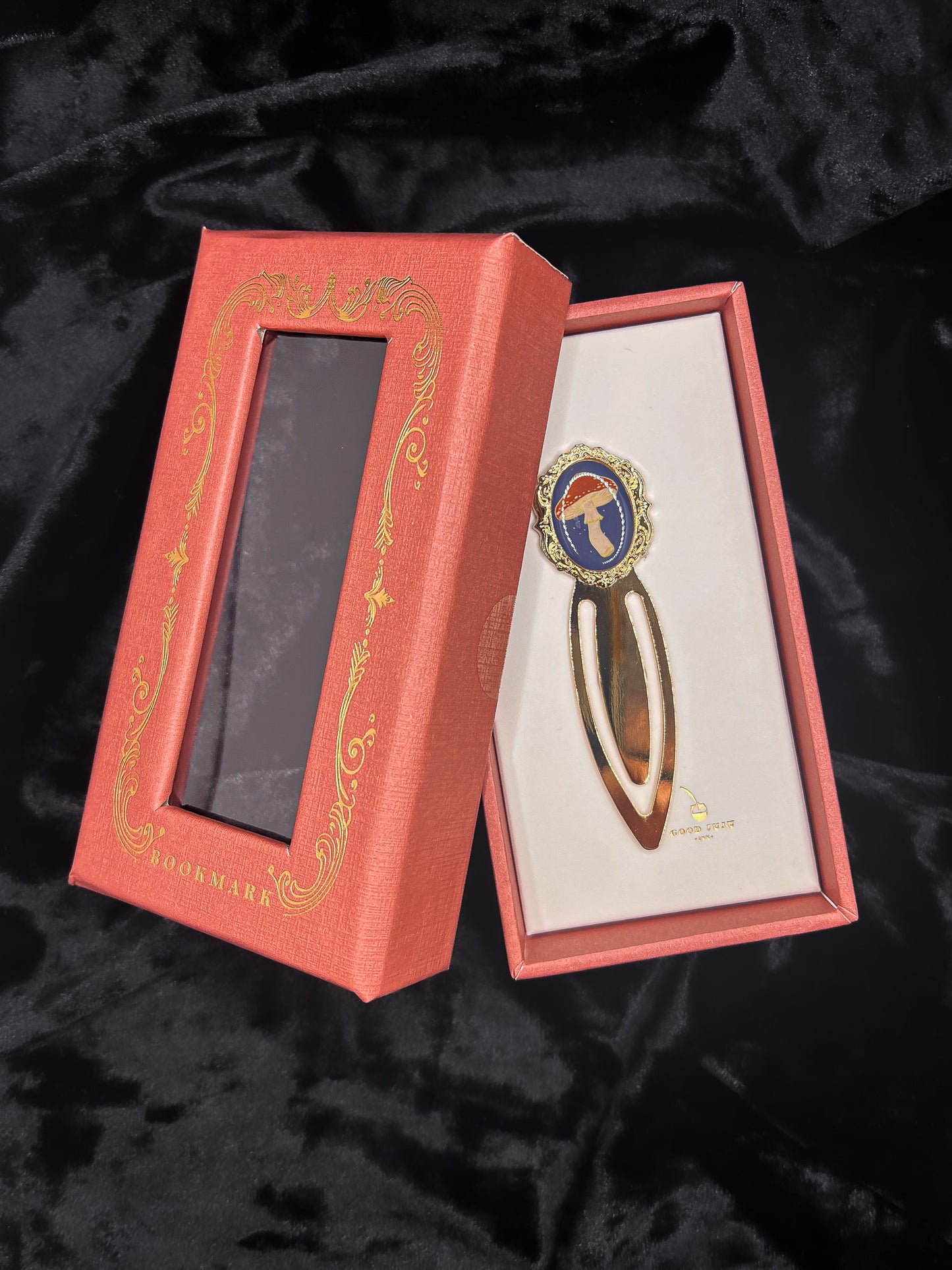 Mushroom Metal Clip Bookmark