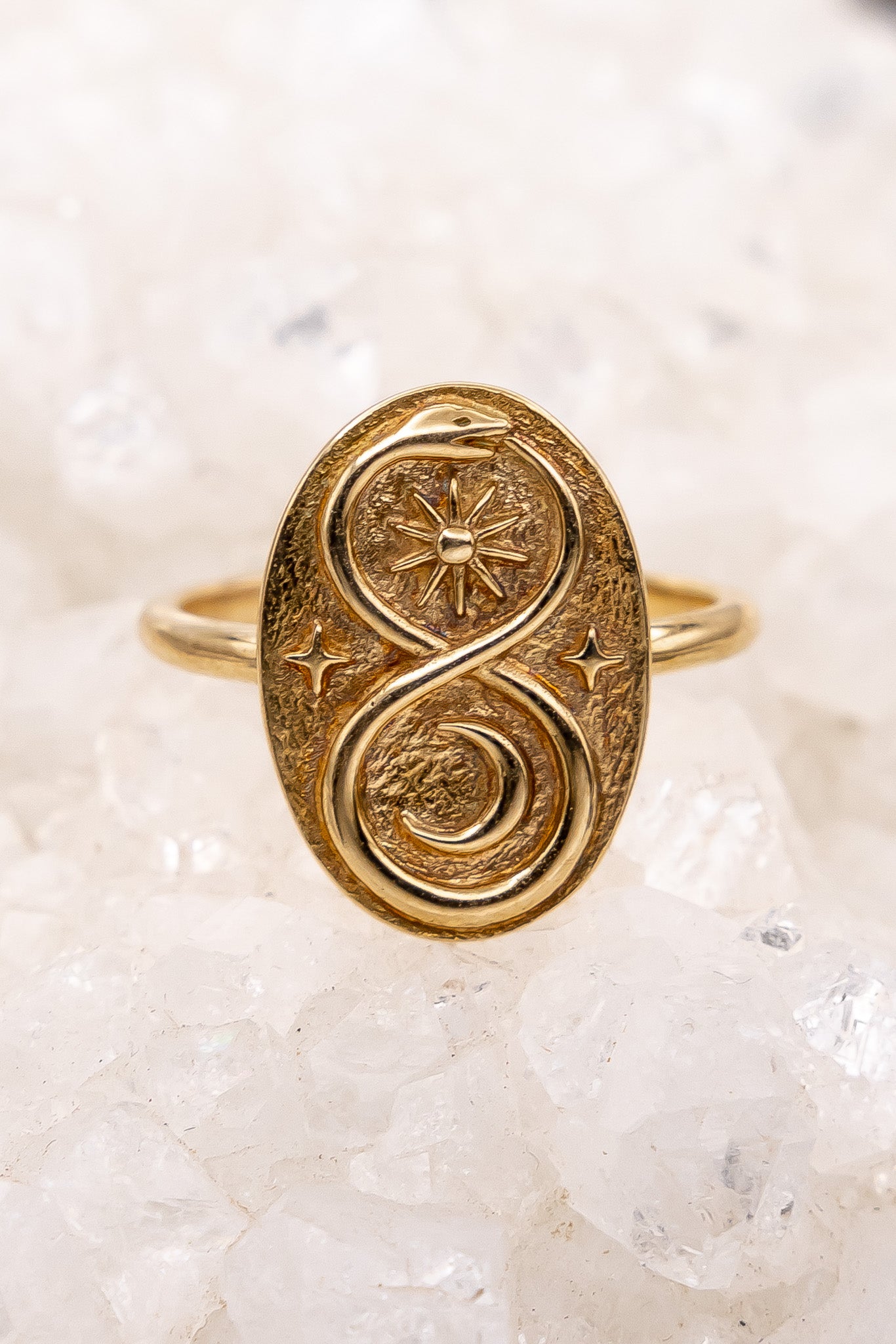 Infinity Snake Ring
