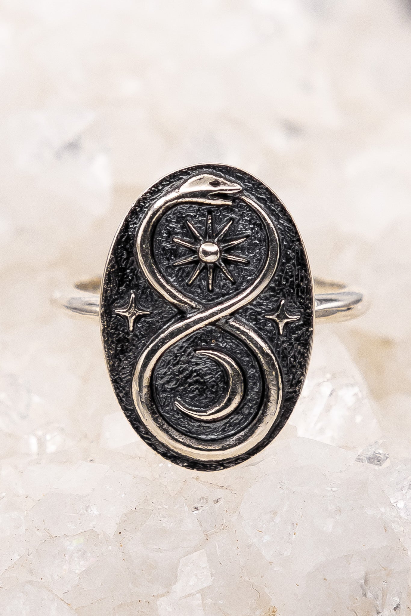 Infinity Snake Ring