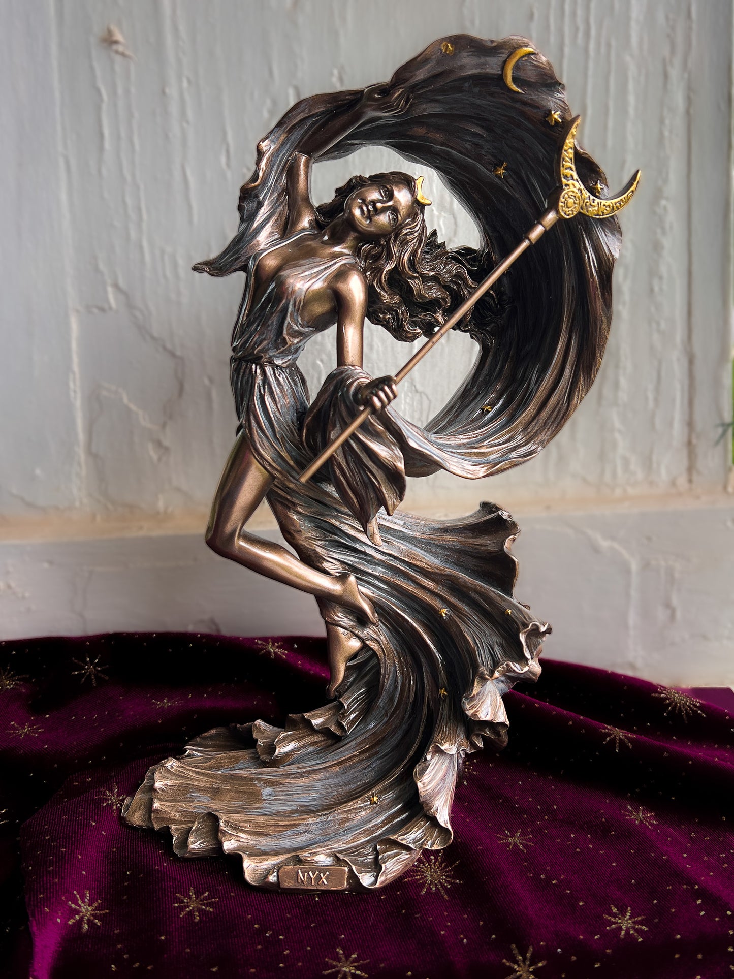 Nyx Greek Goddess of the Night Statue