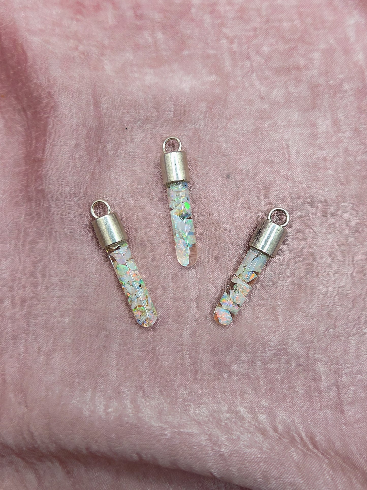 Opal Vial Pendant
