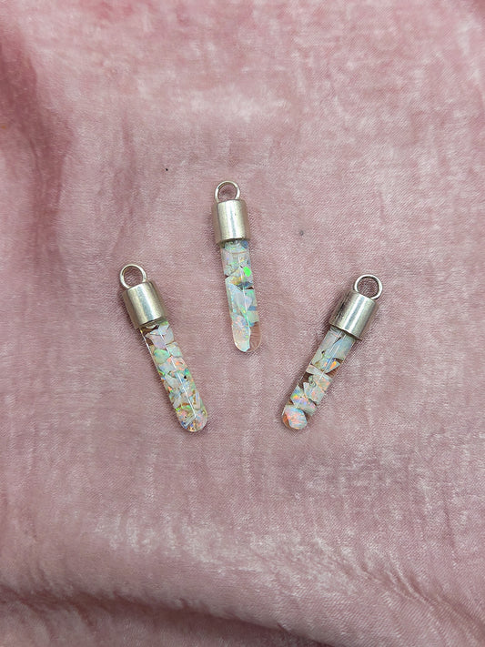 Opal Vial Pendant