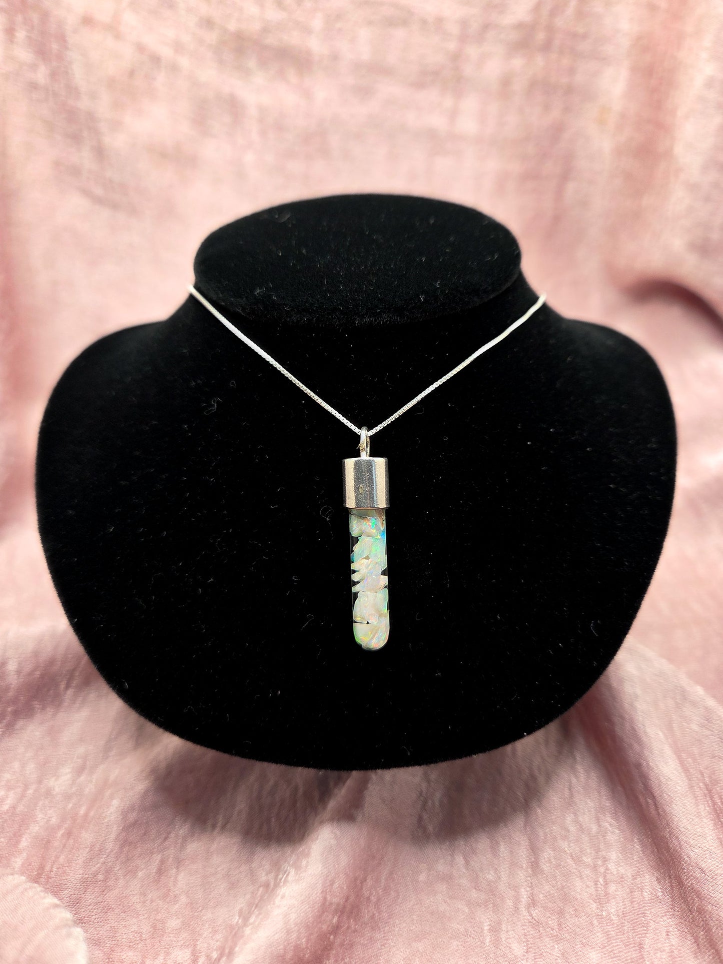 Opal Vial Pendant