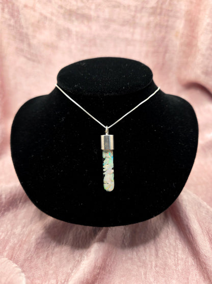 Opal Vial Pendant