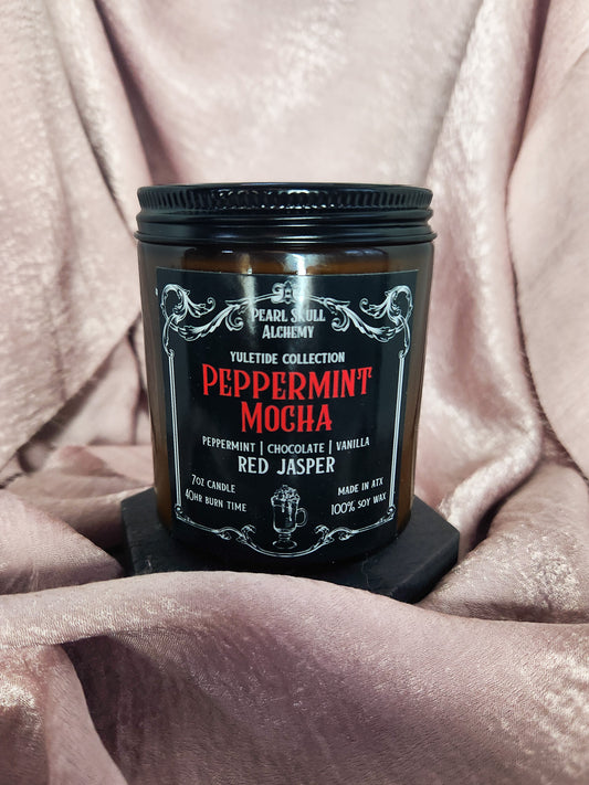 Pearl Skull Alchemy Peppermint Mocha Candle