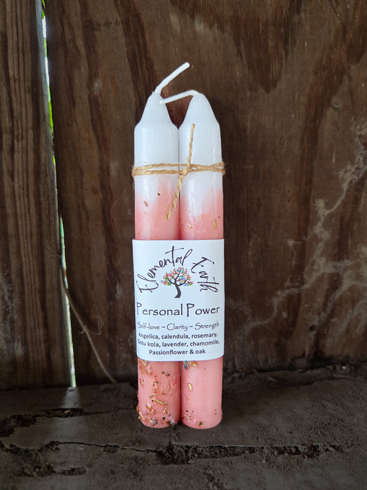 Personal Power Intention Taper Candles