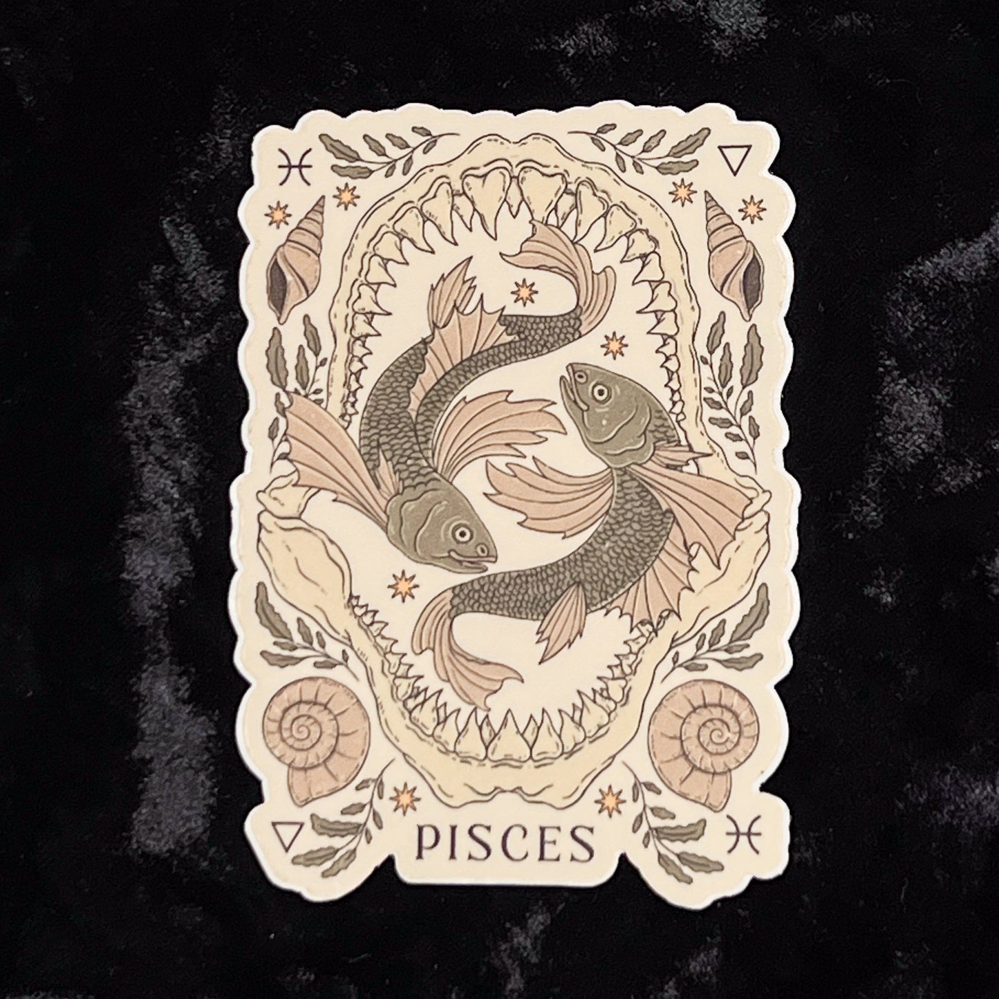 Pisces Symbol Sticker