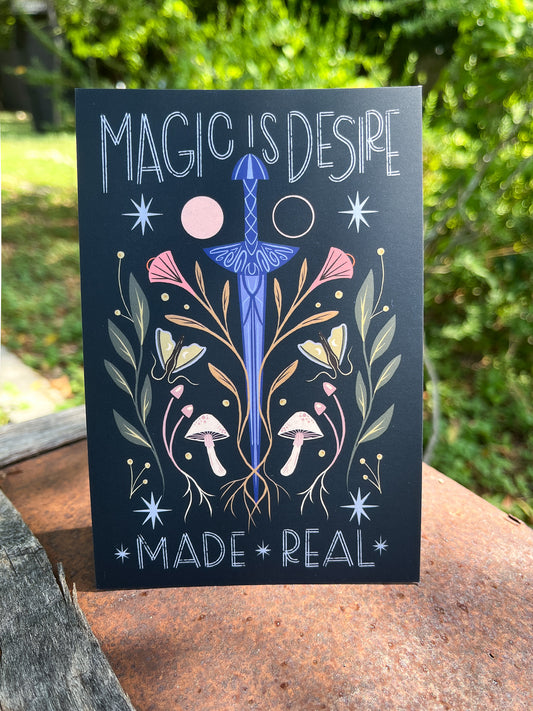 Magic Is Postcard
