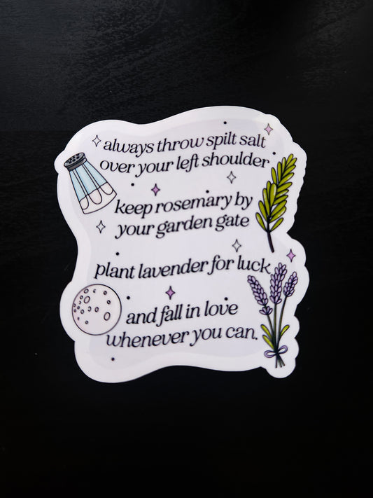 Practical Magic Witch Sticker