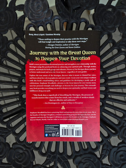 Priestess Of The Morrigan - Prayers, Rituals, & Devotional Work To The Great Queen By Stephanie Woodfield