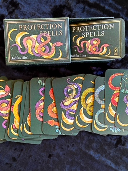Protection Spells: 36 Cards for Magical Self-Defense by Judika Illes