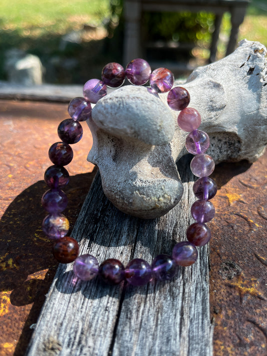 Purple Phantom Quartz Bracelet (Multiple Styles)