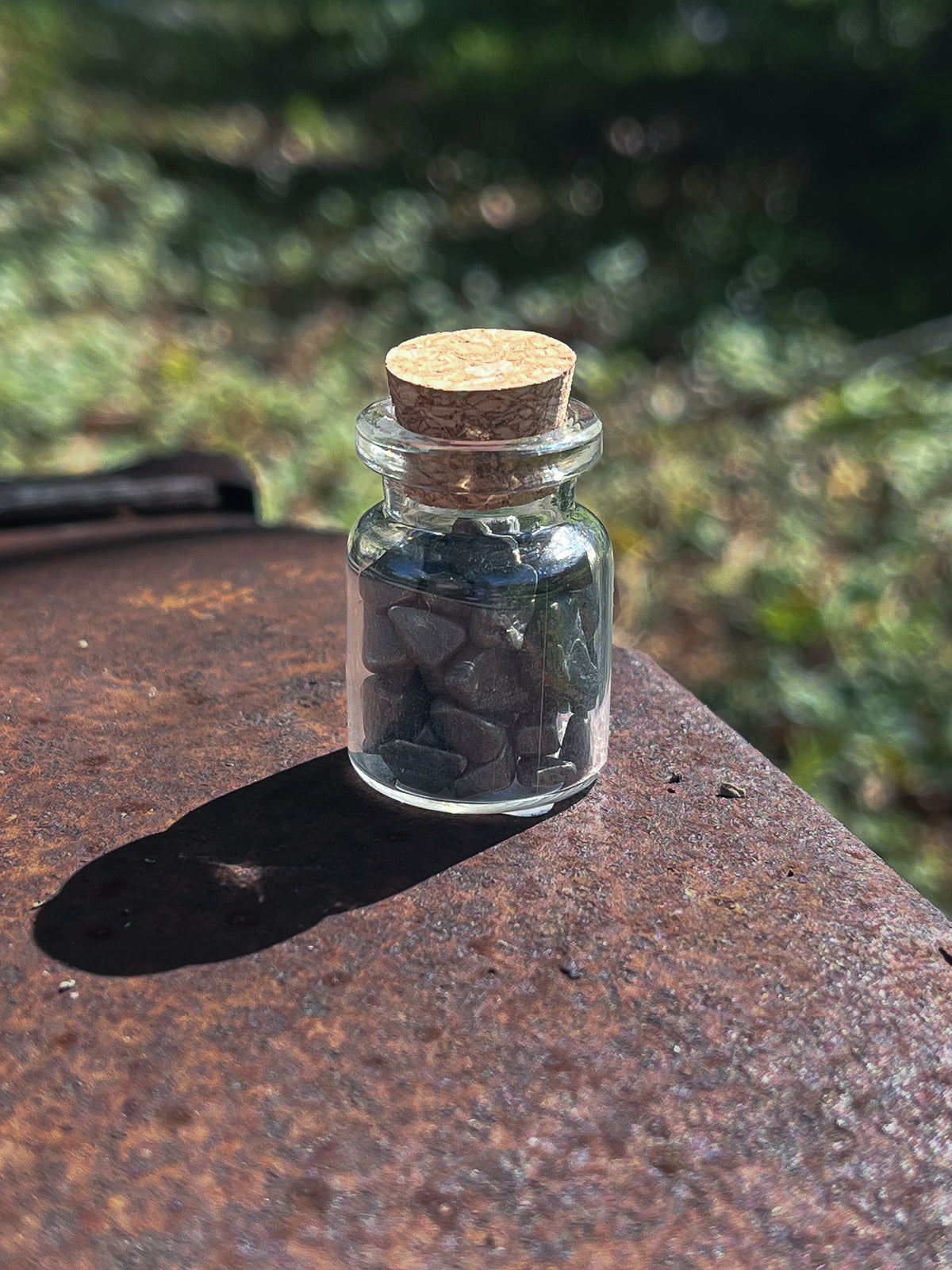 Pyrite Crystal Chip Jar