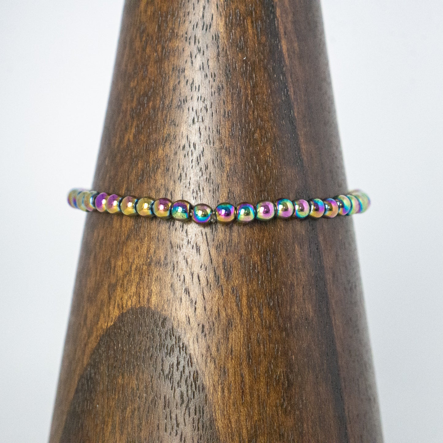 Rainbow Hematite Bracelet (4mm)