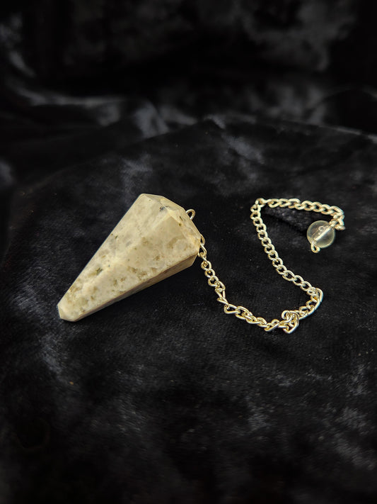 Rainbow Moonstone Pendulum
