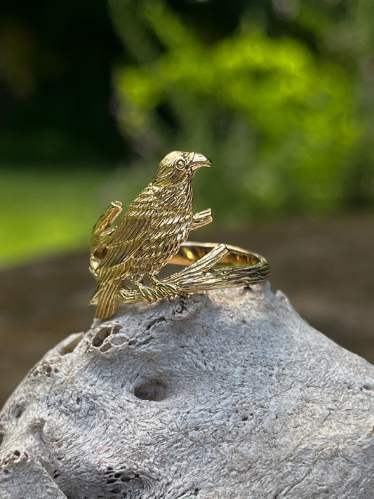 Raven Ring (Bronze)